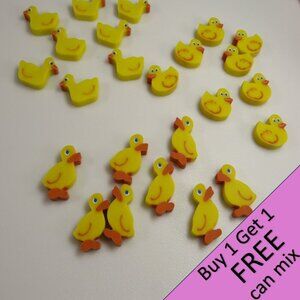 Easter Egg Filler: Small Duck Erasers (24 items)(they stand up)